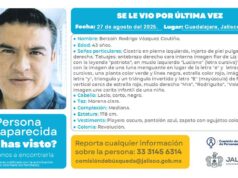 A seis días de cumplirse un mes, no hay rastro de Rodrigo Vázquez en Guadalajara