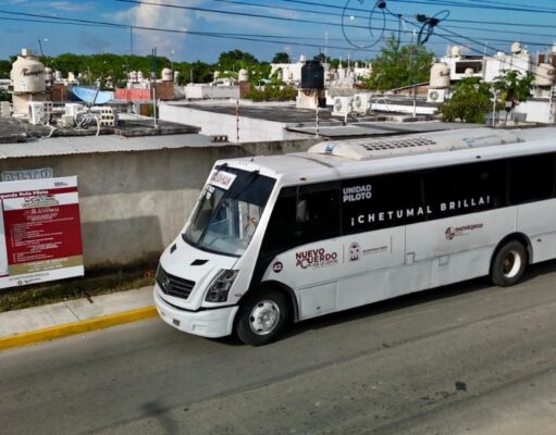 Arranca Imoveqroo la nueva Ruta Sian Ka’an de transporte público en Chetumal