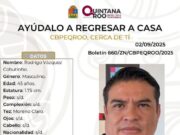 Difunden ficha de búsqueda por desaparición del político Rodrigo Vázquez Coutiño