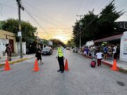 Refuerzan operativo de seguridad por regreso a clases en Benito Juárez