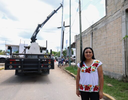 Destaca Blanca Merari Tziu avances de “Palabra Cumplida” con obras y programas en Puerto Morelos