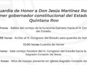 Montarán guardia de honor a Martínez Ross