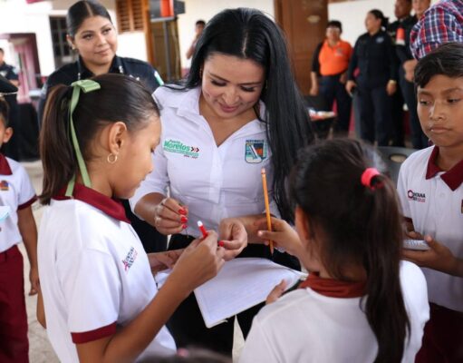 Prioriza gobierno de Blanca Merari la educación, formación y bienestar de los niños de Puerto Morelos