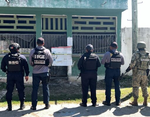 Aseguran drogas en tres cateos en Othón P. Blanco y en Tulum: 10 detenidos