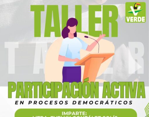 Partido Verde en Quintana Roo invita a taller sobre participación activa en procesos democráticos