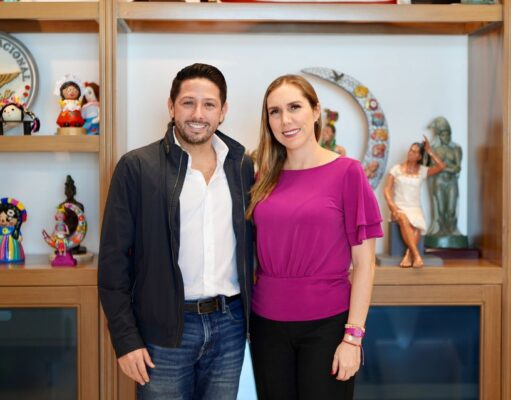 Renán Sánchez Tajonar se reúne con Atenea Gómez Ricalde para fortalecer la colaboración institucional
