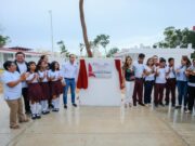 Cumple compromiso Mara Lezama y entrega nueva Secundaria Técnica en Tulum para que ningún joven se quede sin estudiar