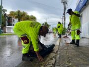 Despliega gobierno de BJ brigada de 350 trabajadores para realizar labores preventivas ante pronóstico de lluvias