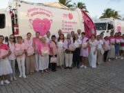 Cancún se pinta de rosa con acciones de prevención y solidaridad