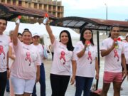 Participa Blanca Merari de la carrera Familiar Rosa 2025 «Todos contra el Cáncer» en Puerto Morelos