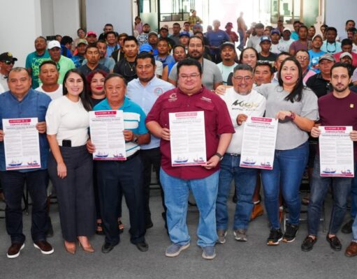 Chacón presenta programa social de apoyo a pescadores de Cozumel