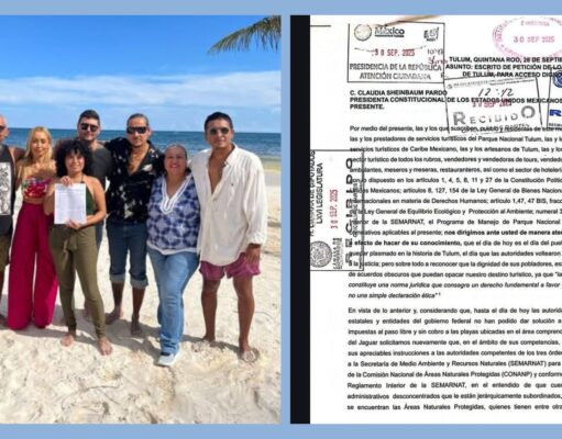 Defienden activistas acceso público a playas y piden frenar restricciones en Tulum
