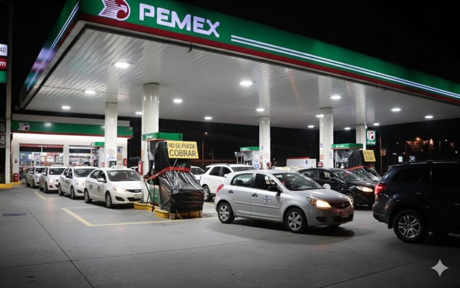 Problema para cobrar gasolina