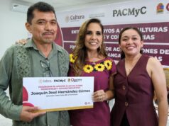 Para fortalecer el patrimonio cultural maya, Mara Lezama y Georgina Salvador entregan estímulos del PACMyC 2025