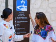 Acceso libre y gratuito a playas públicas de Tulum; las playas son un derecho y no un privilegio: Mara Lezama