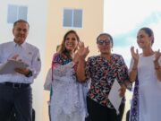 Claudia Sheinbaum y Mara Lezama entregan las primeras Viviendas para el Bienestar en Playa del Carmen