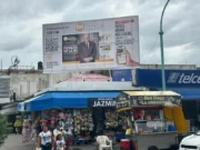 Colocan lona de Rafa Marín en el centro de Chetumal