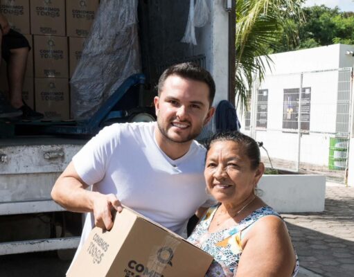 Supervisa Pablo Bustamante entrega del programa “Comemos Tod@s” para beneficiar a 57 mil familias en Quintana Roo