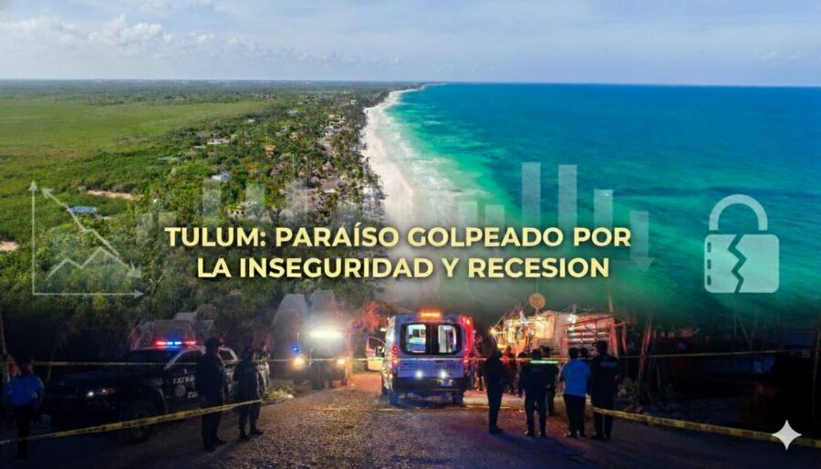 tulum inseguridad y baja ocupación