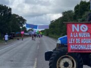 Protestan campesinos de Bacalar contra Ley de Aguas Nacionales
