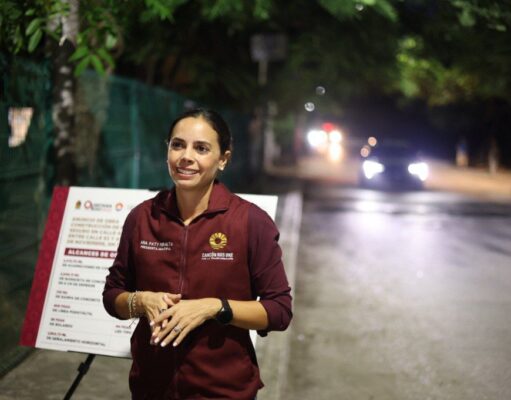 Anuncia Ana Paty Peralta construcción de sendero seguro en la sm 77