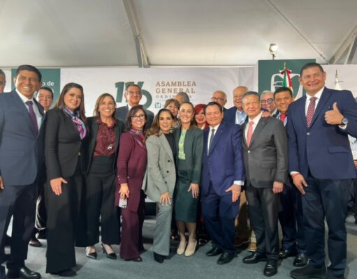 Mara Lezama refrenda compromiso con la salud en la 116 Asamblea del IMSS presidida por Claudia Sheinbaum