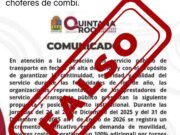 Niega Imoveqroo aumento en tarifas de transporte público por fiestas decembrinas