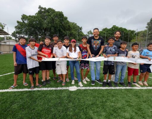 Ana Paty Peralta cumple con la transformación de espacios deportivos