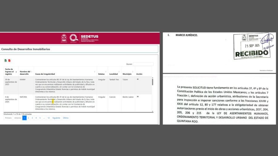 Sedetus desarrollos irregulares