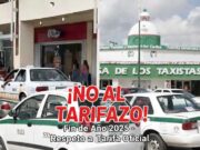 Exhortan sindicatos a taxistas a respetar tarifas para evitar quejas por cobros excesivos