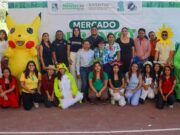 Inauguran primera edición del Mercado Orgánico en Colegio de Bachilleres de Puerto Morelos
