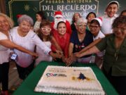 Festejan Blanca Merari y abuelitos de la Casa del Adulto Mayor «Nohoch Uinic» la «Posada Navideña y del Recuerdo»
