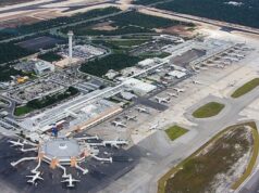 Reportan afectaciones en el Aeropuerto de Cancún por mal tiempo en Tijuana