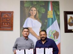 Gobierno de Quintana Roo y Ayuntamiento de Bacalar firman convenio para rehabilitar camino a Valentín Gómez Farías
