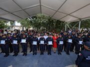 Juntos continuamos fortaleciendo la transformación policial en Cancún: Ana Paty Peralta