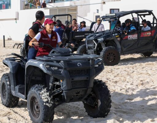 Invita Ana Paty Peralta a disfrutar del Mar Caribe bajo condiciones seguras