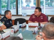 Se reúnen Chacón y secretario de Seguridad Ciudadana para avanzar en implementación del modelo de justicia cívica