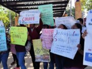 Se lanzan en paro maestros de Conafe en José María Morelos