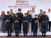 Mara Lezama reconoce la labor de las y los policías como pilar en la construcción de paz en Quintana Roo
