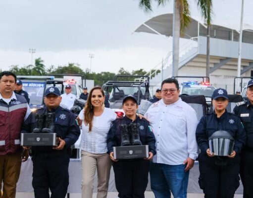 Fortalece Mara Lezama a la Policía Municipal de Cozumel con inversión histórica en seguridad