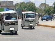 Proyectan prohibir mototaxis en la carretera a El Tintal