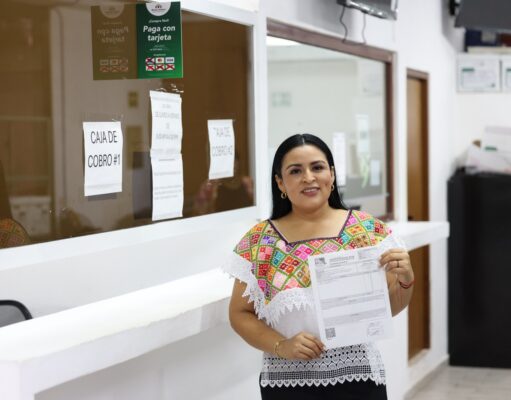 Agradece Blanca Merari el respaldo de los portomorelenses que pagaron su predial 2026